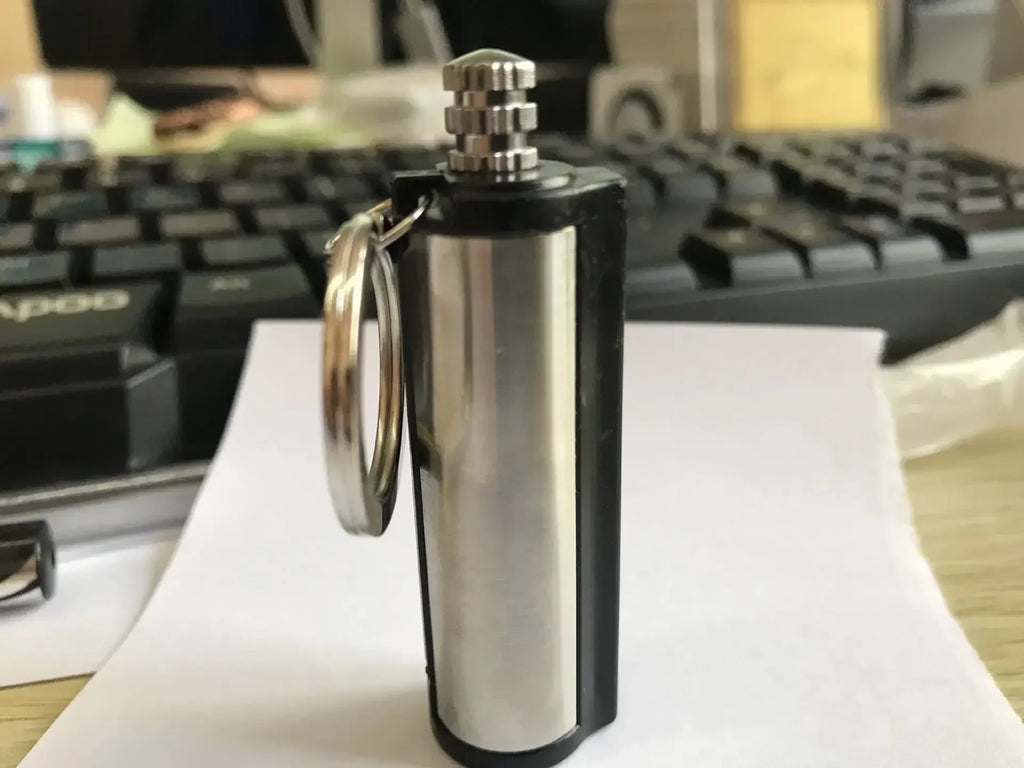 Multifunctional Keychain 10000 Times Match Kerosene Lighter Beer Bottle Opener Outdoor Portable Igniter Smoking Accessories