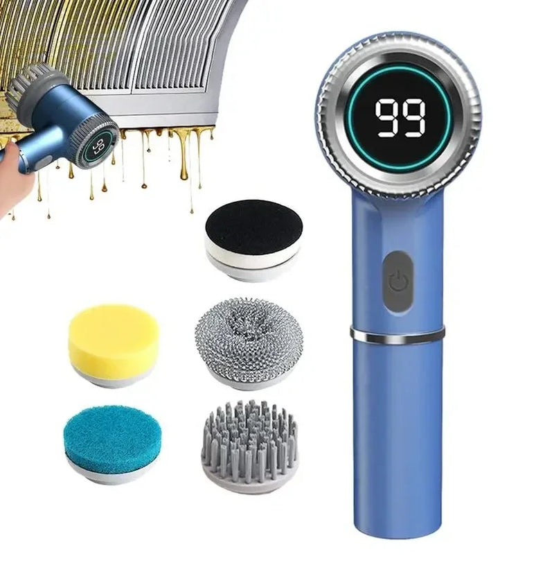 Zai Xiao Professional Rechargeable Electric Cleaning Brush for Bathroom, Kitchen, and Footwear