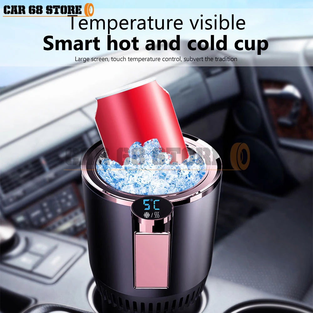 DC 12V Dual Function Car Cup Warmer and Cooler for Beverages and Cans